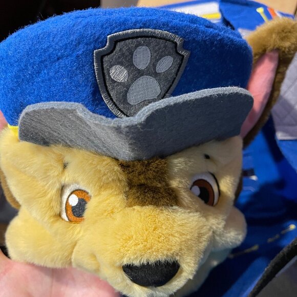 Pottery Barn Kids Costume Paw Patrol Pup Chase Blue 2 Pc Hat PBK Unisex Small - Picture 11 of 14